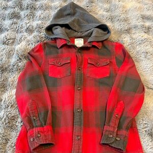 Sonoma Youth Hooded Flannel